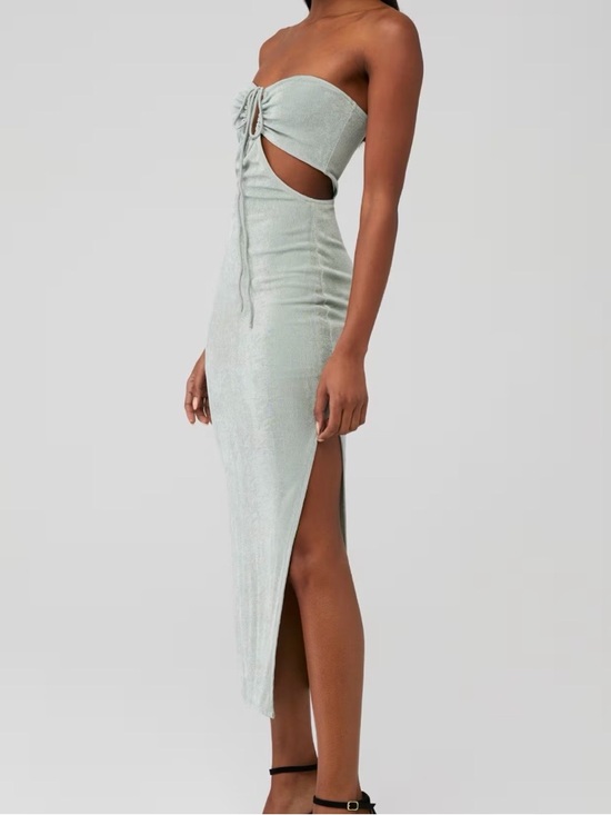 Runaway Jodi midi dress sage green - Picture 3 of 9